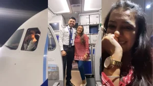 IndiGo pilot surprises wife