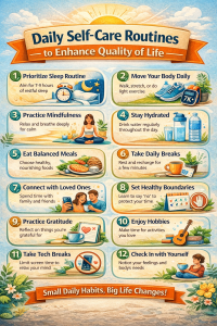 Daily Self‑Care Routines That Improve Quality of Life